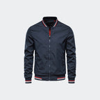 Men's Bomber Jackets Spring Fall Full Zip Active Coat Outwear-8831