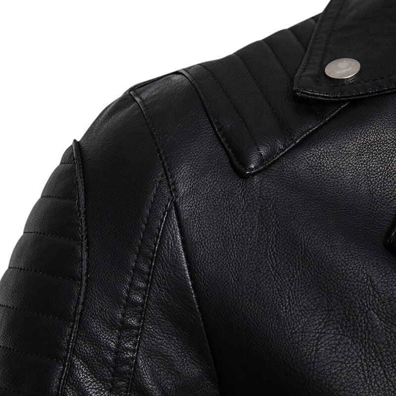 Veste en cuir de qualité supérieure pour homme de style punk | PP6611