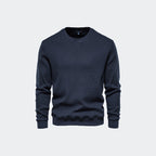 Men's Casual Slim Fit Basic Knitted Thermal Crew-Neck Pullover Sweater-98505