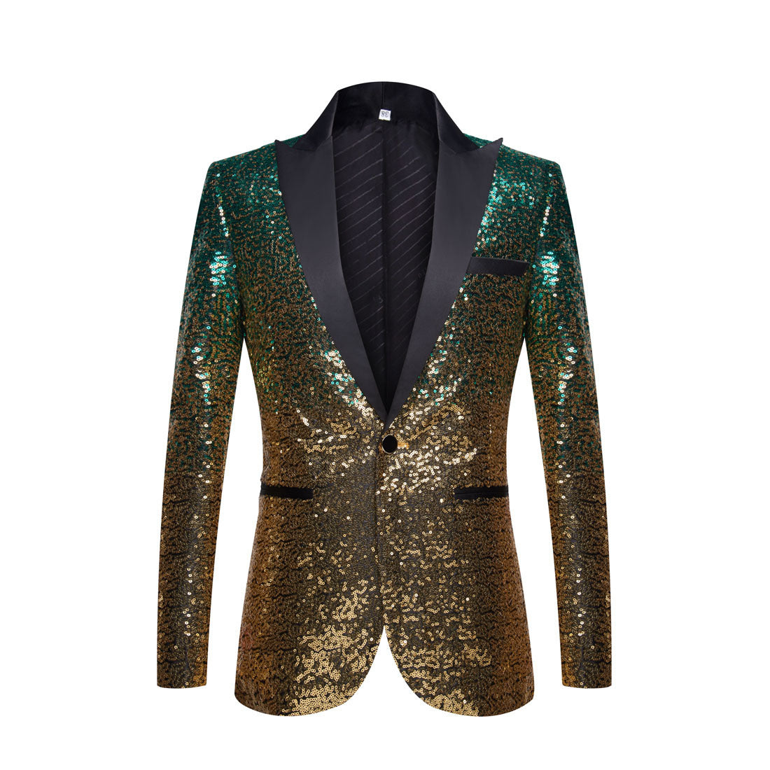 Veste de costume à paillettes à changement progressif de couleur pour hommes | A102