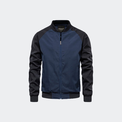 Vestes aviateur pour hommes printemps automne manteau actif à fermeture éclair complète vêtements d'extérieur-AXJK11