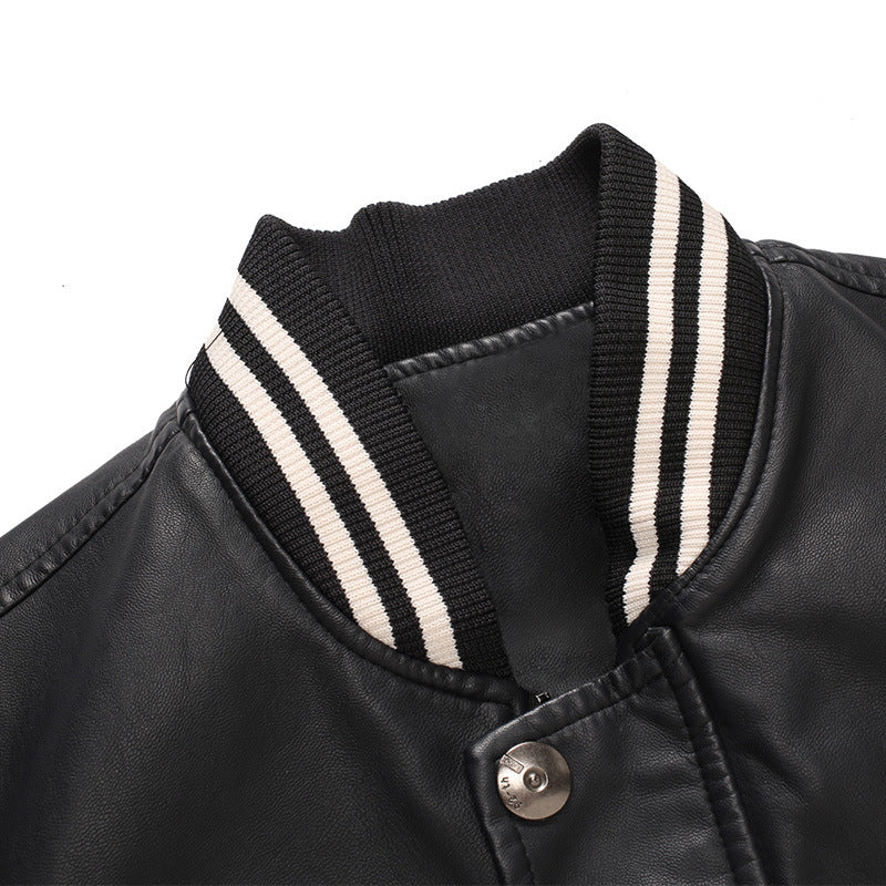 Veste blazer brodée en PU de marque haut de gamme pour hommes | TK1-1687