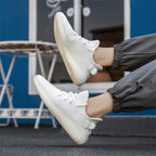 Premium Boost 350V Trainers Jogging Shoes Workout Sneakers | White