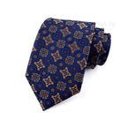 Jacquard Silk Necktie Woven Classic British Style Plaid Neck Ties | TS1-22