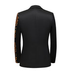 Mens Party Suit Jacket 1 Button Sequin Prom Tux Slim Fit Coat | A101