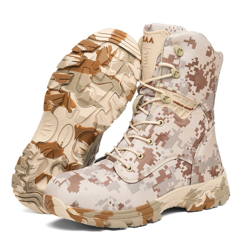 Military desert hotsell boots with zipper