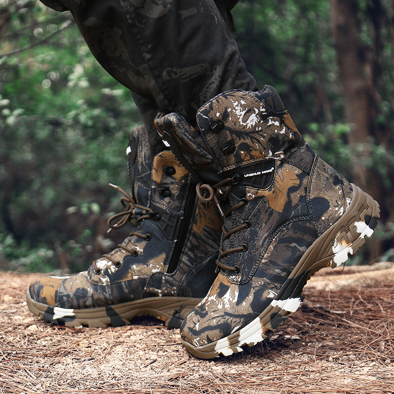 Mens camo hiking boots sale