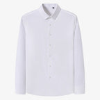 Men Spring Summer Business Wrinkle-Free Solid Color Mulberry Silk Dress Shirts | SC-2210