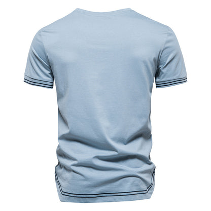 Men's Business Crew Neck Short-Sleeve T-Shirt-TS185