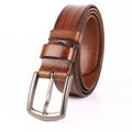 Men's Leather Belt 100% Full Grain Solid Genuine Leather Belt 1.3" Width |   N8100