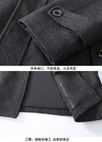 Men's Premium Wool Luxury Coat Winter Fall Trench Jacket | XZ1933